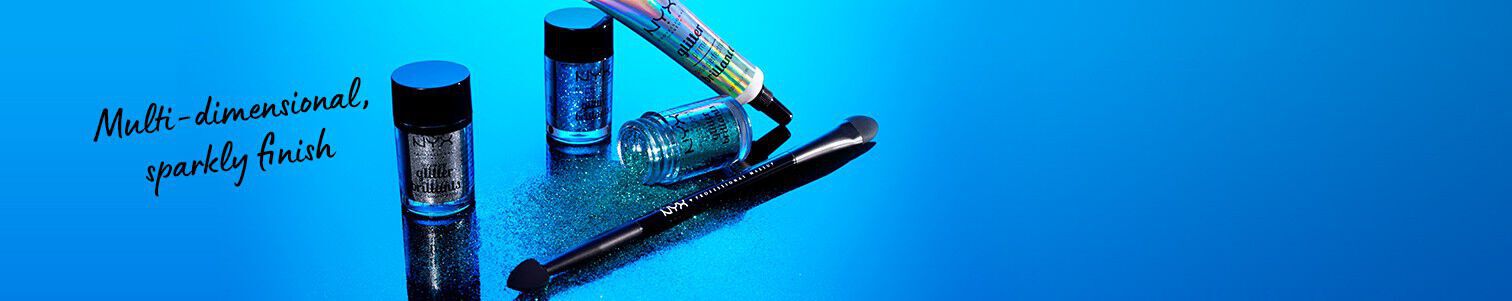 Multi-dimensional, sparkly finish