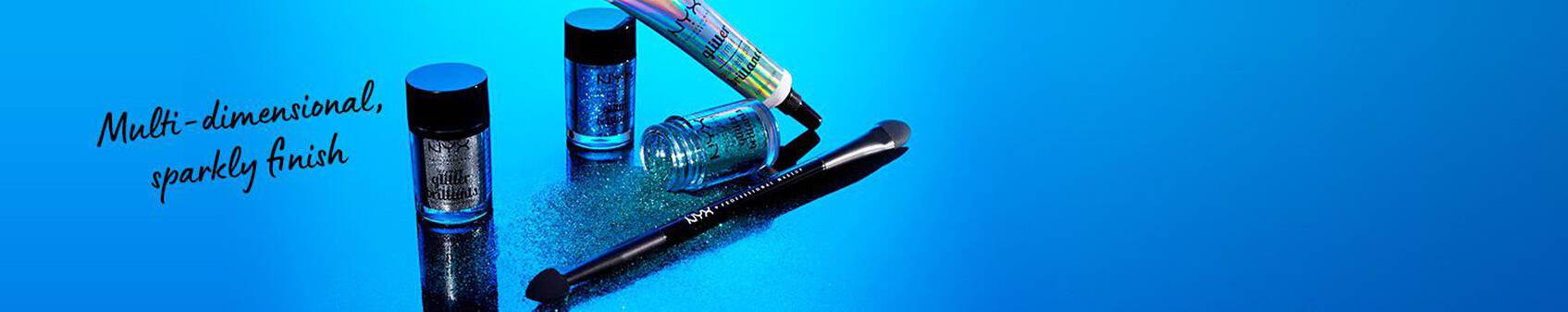 Multi-dimensional, sparkly finish