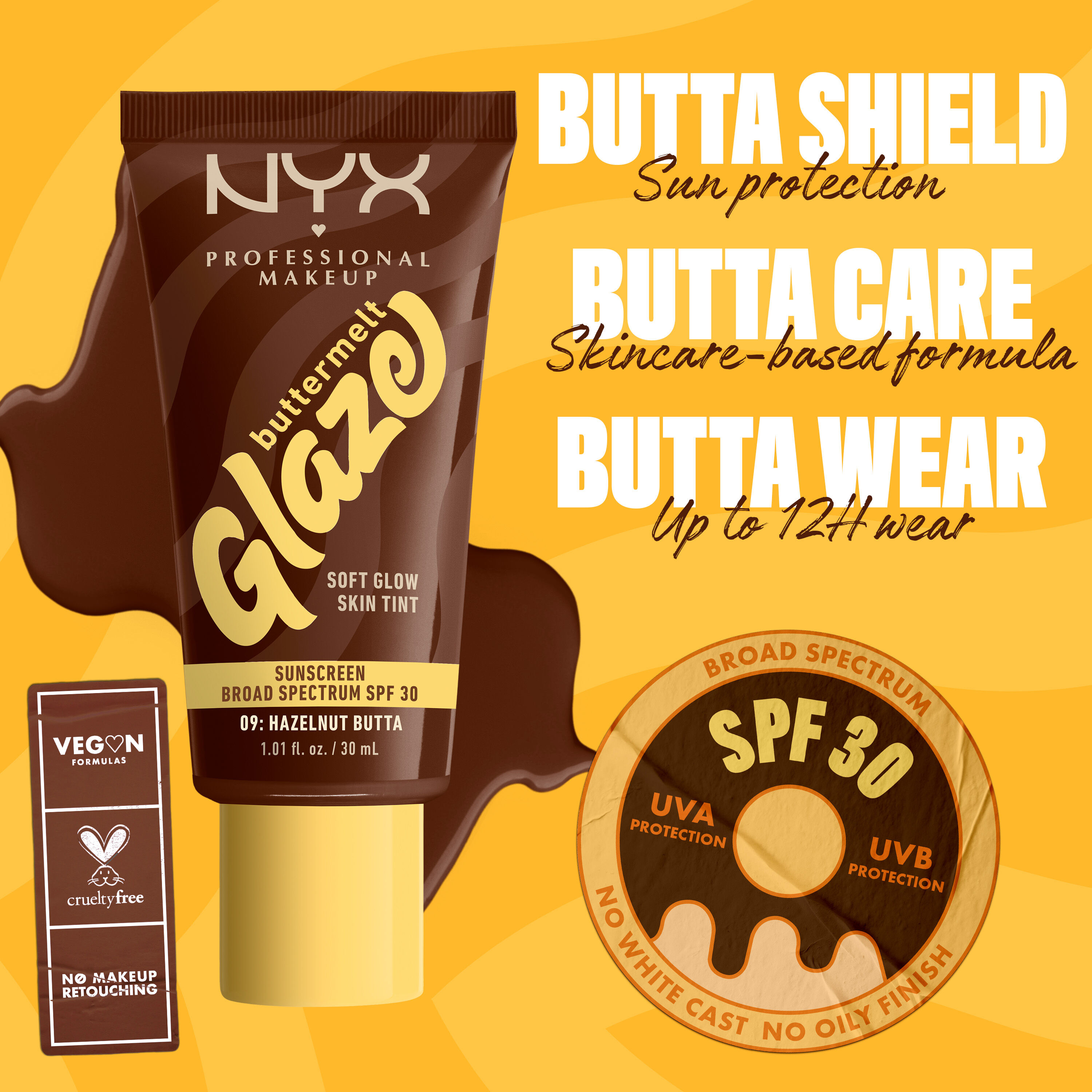 Buttermelt Glaze Soft Glow Skin Tint + SPF/FPS 30