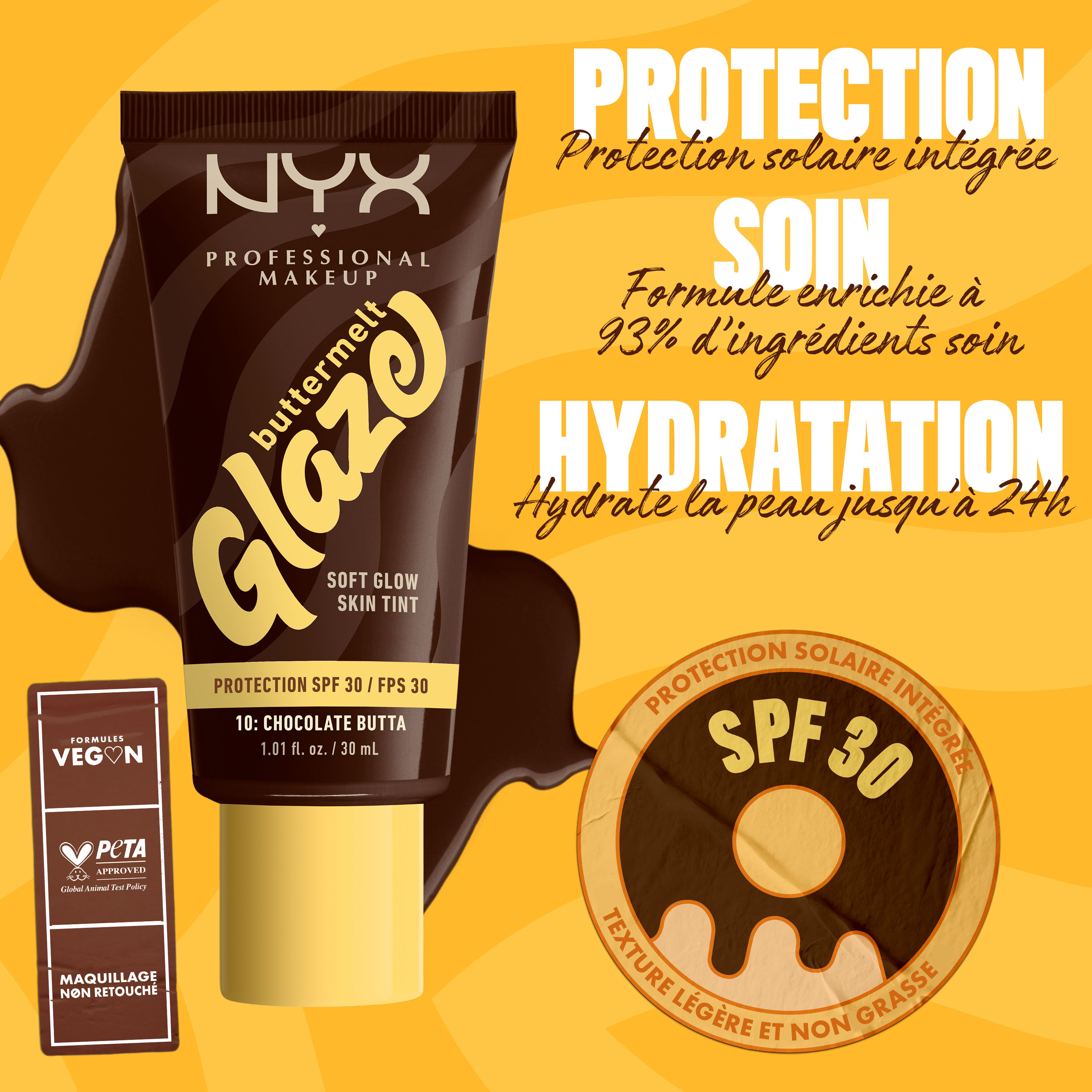 Buttermelt Glaze Soft Glow Skin Tint + SPF/FPS 30
