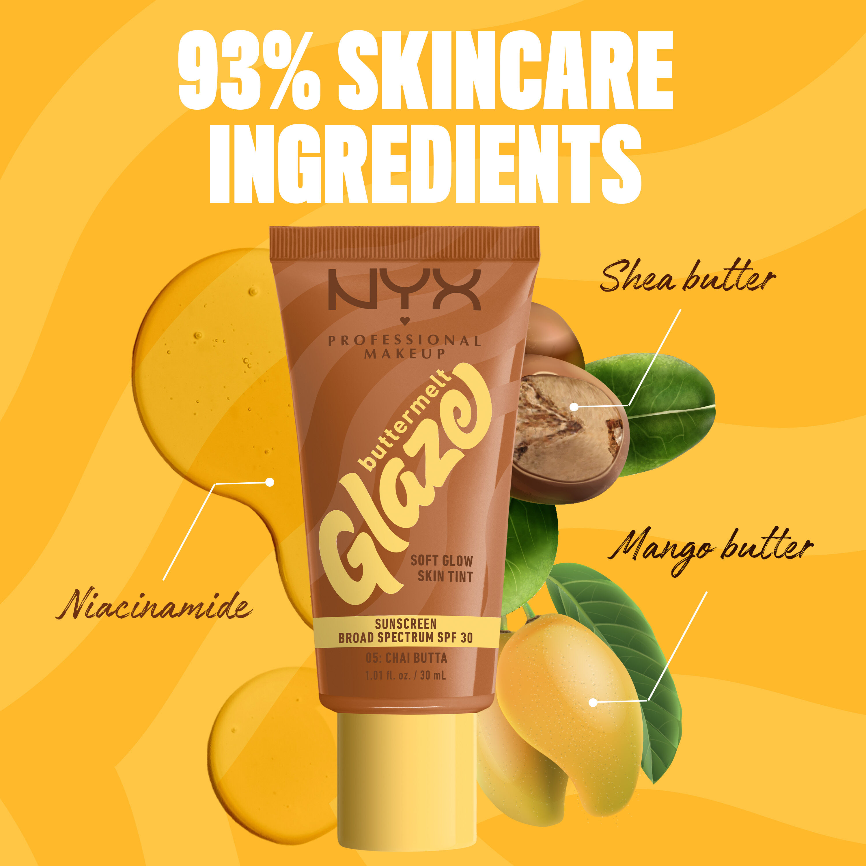 Buttermelt Glaze Soft Glow Skin Tint + SPF/FPS 30