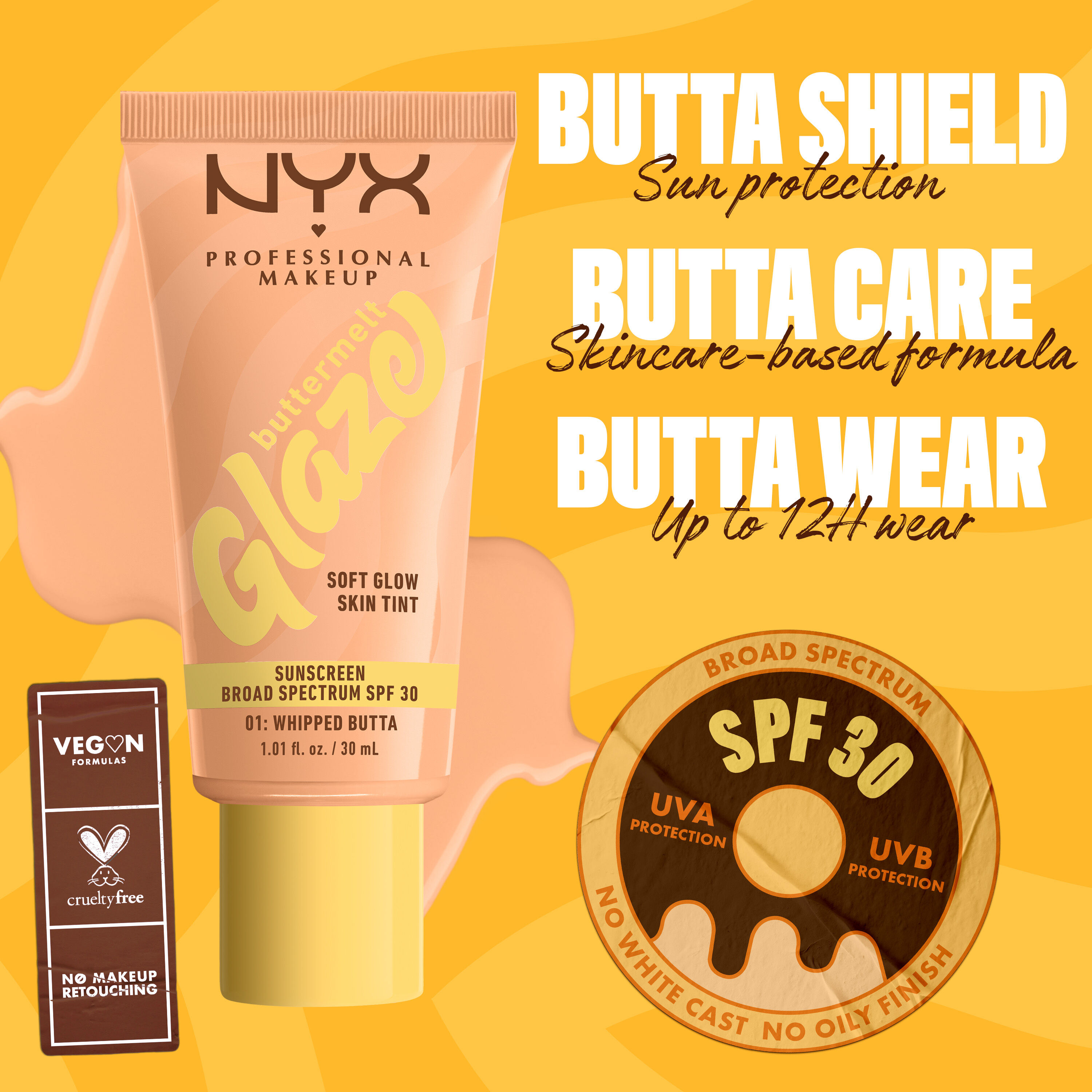 Buttermelt Glaze Soft Glow Skin Tint + SPF/FPS 30