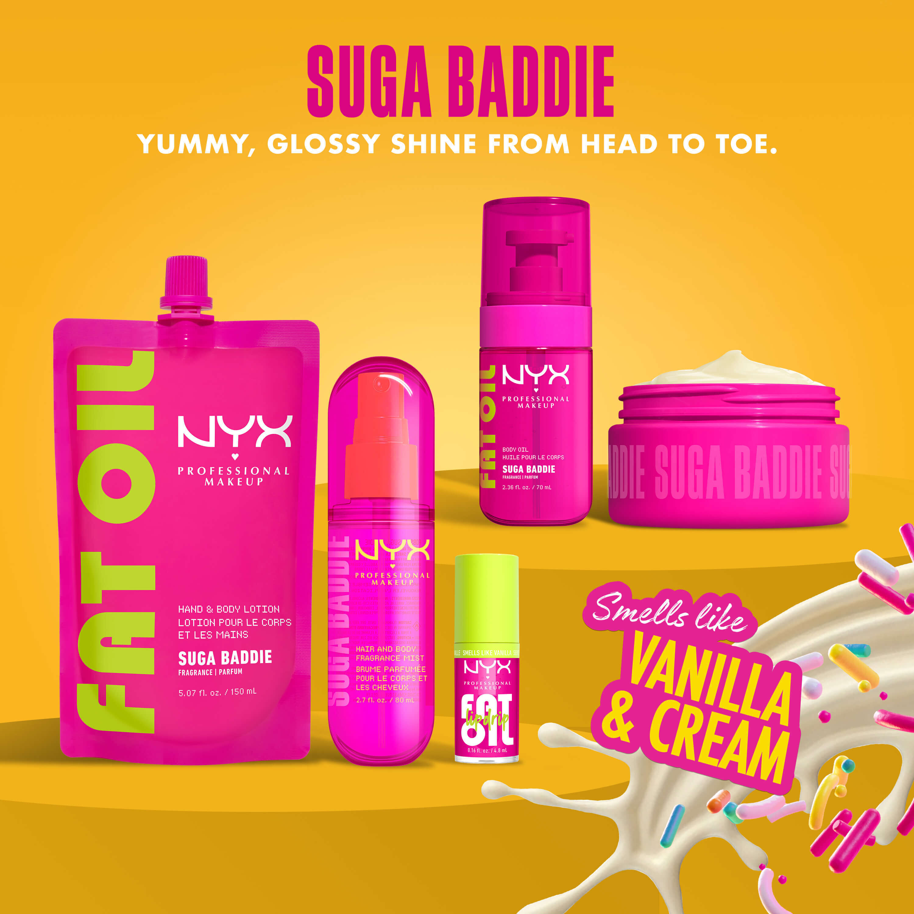 Hair & Body Fragrance Mist Suga Baddie