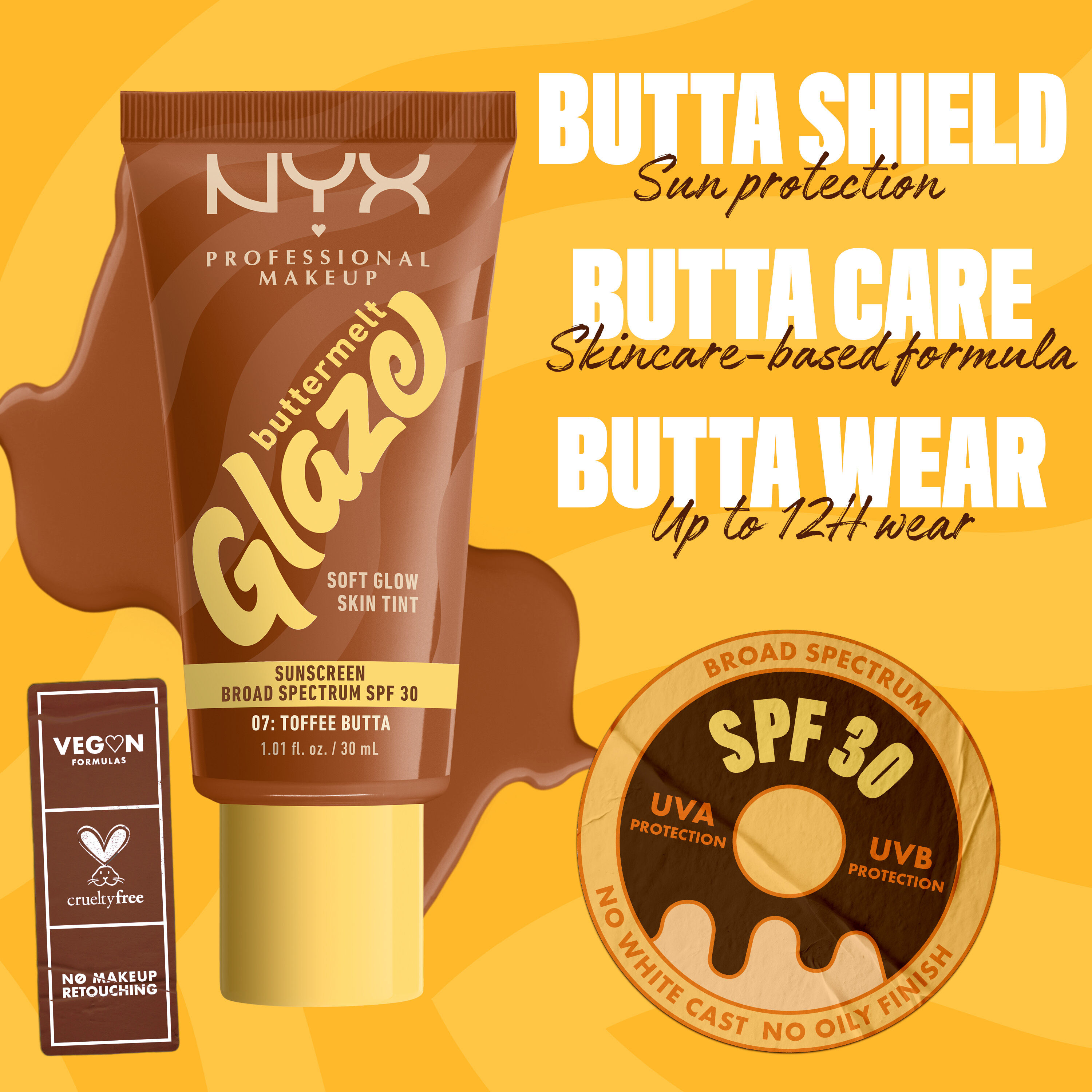 Buttermelt Glaze Soft Glow Skin Tint + SPF/FPS 30
