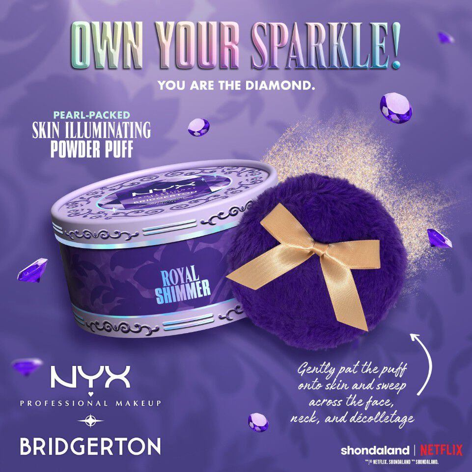 Bridgerton Royal Shimmer Skin Illuminating Puff Highlighter