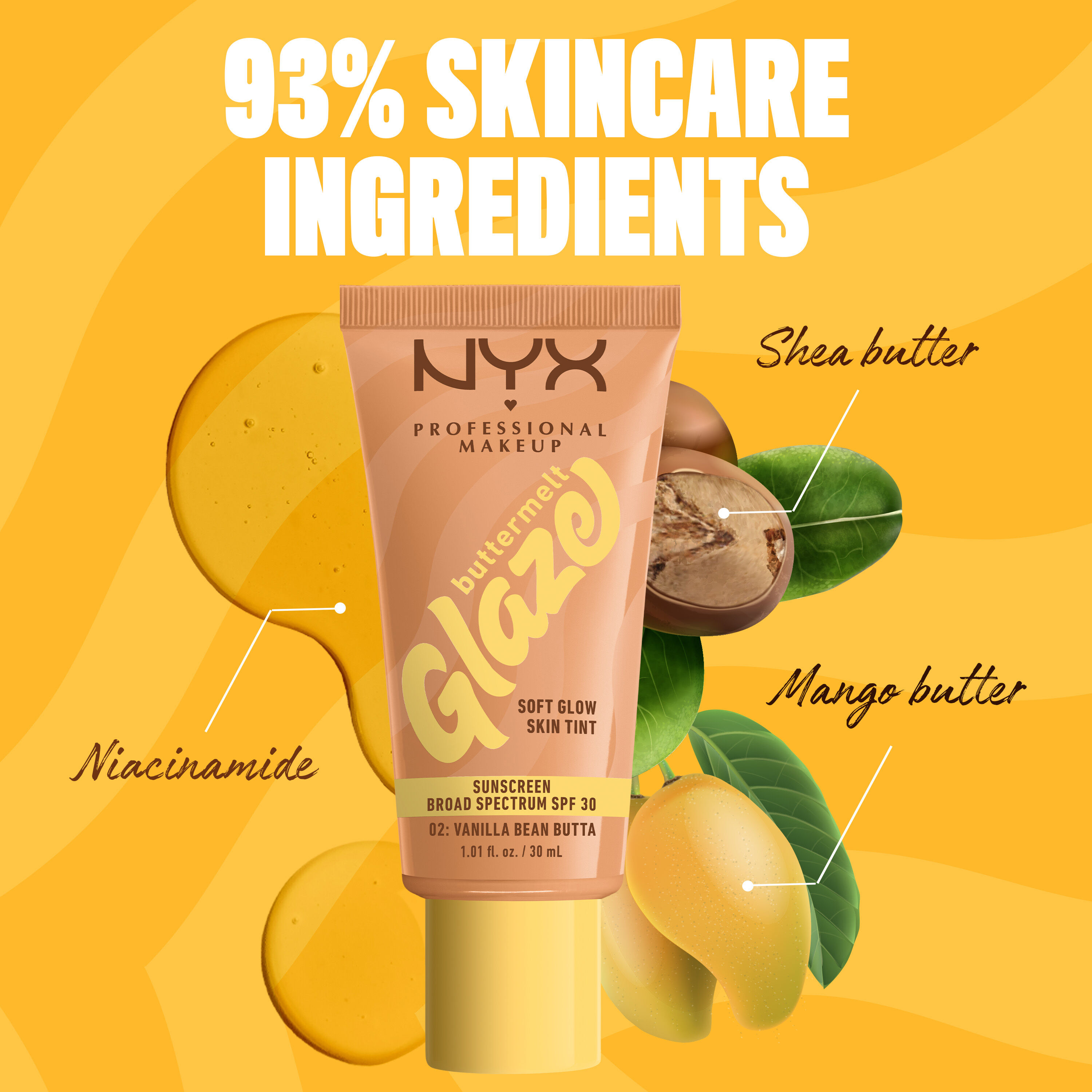 Buttermelt Glaze Soft Glow Skin Tint + SPF/FPS 30