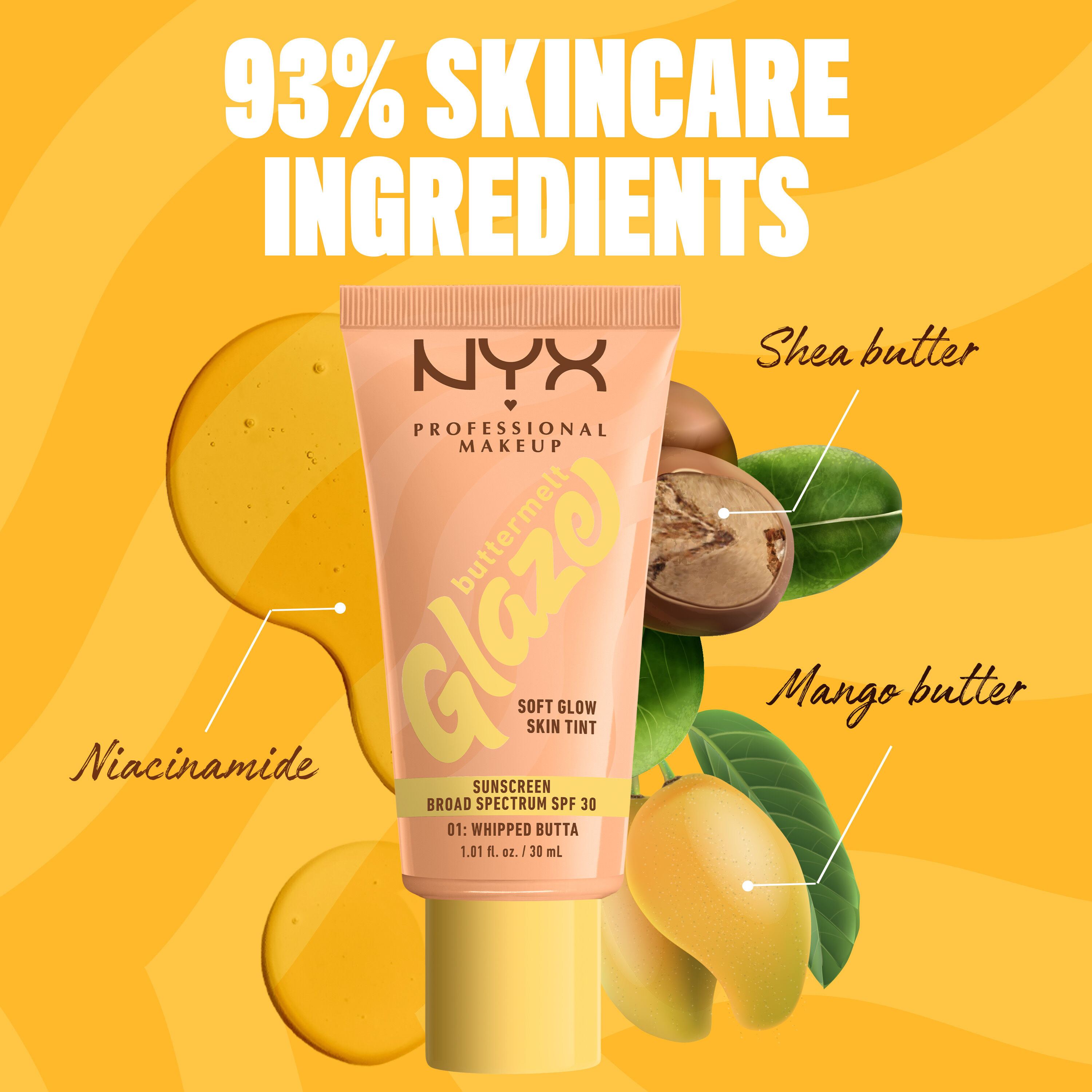 Buttermelt Glaze Soft Glow Skin Tint + SPF/FPS 30