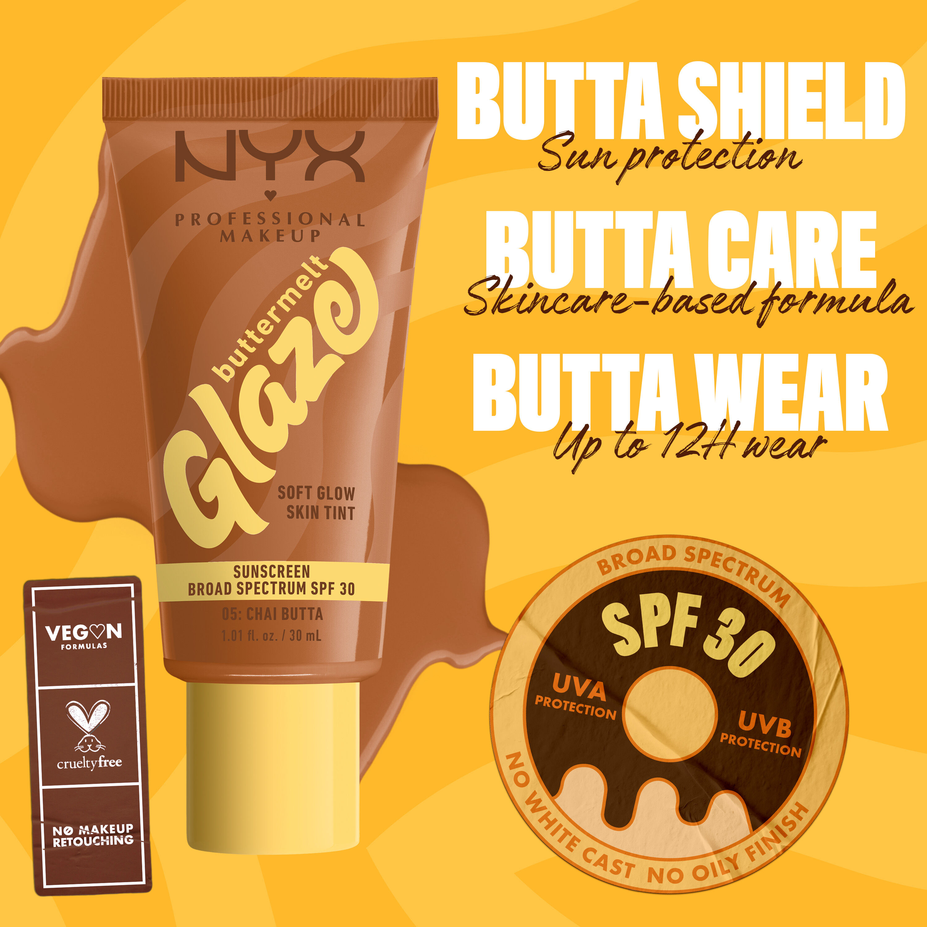 Buttermelt Glaze Soft Glow Skin Tint + SPF/FPS 30