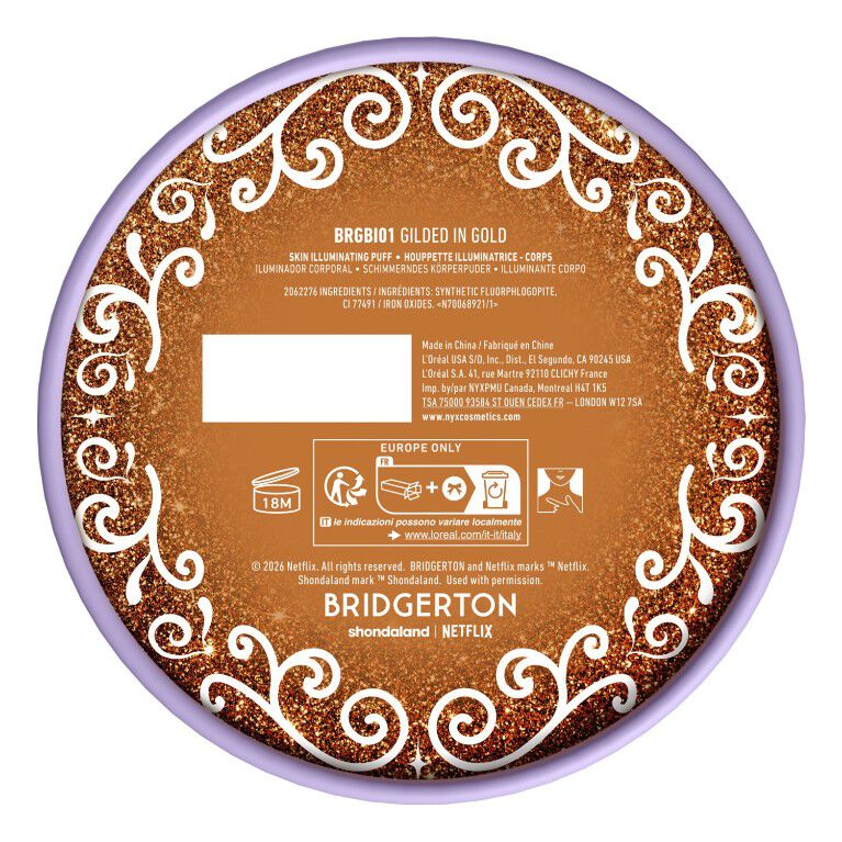 Bridgerton Royal Shimmer Skin Illuminating Puff Highlighter