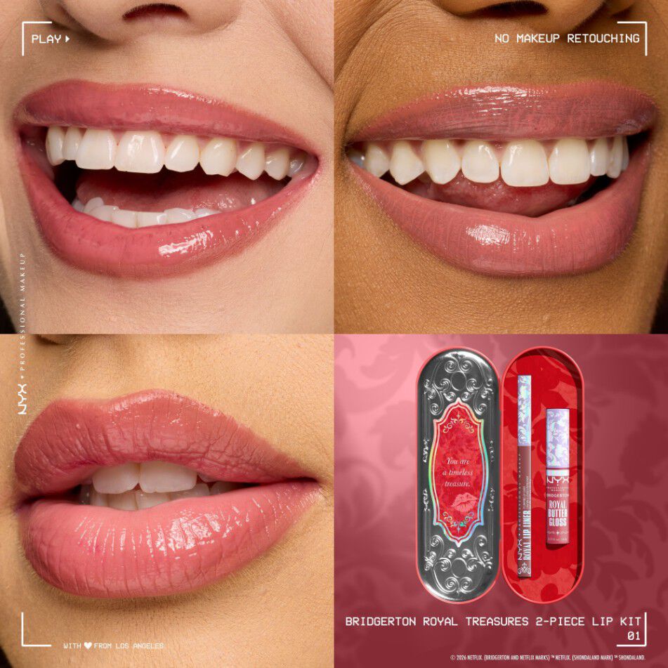 Bridgerton Royal Treasures 2-Piece Lip Kits