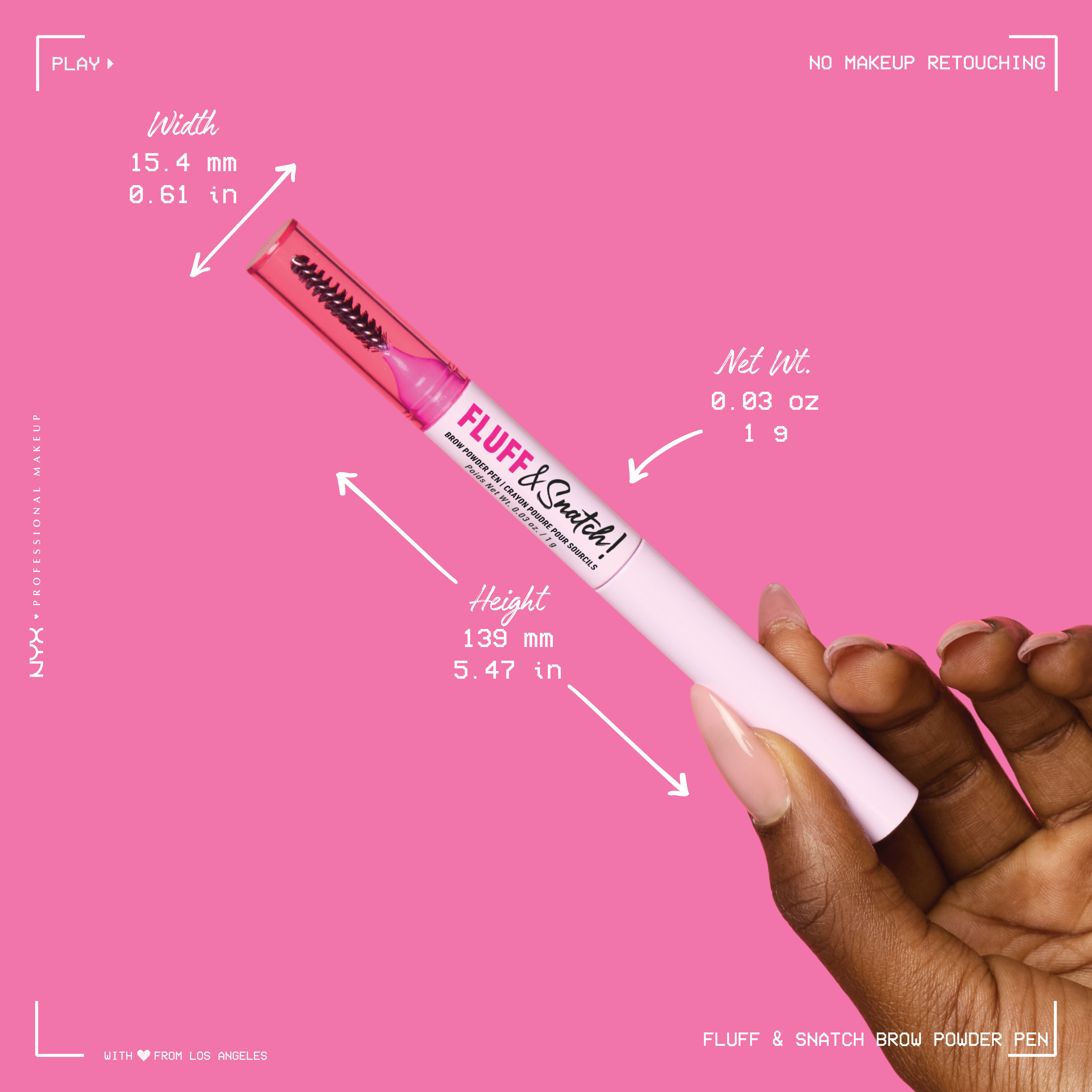 Fluff & Snatch! Powder Pen Στυλό για Φρύδια