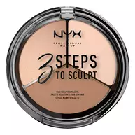3 Steps to Sculpt Face Sculpting Παλέτα Highlighter