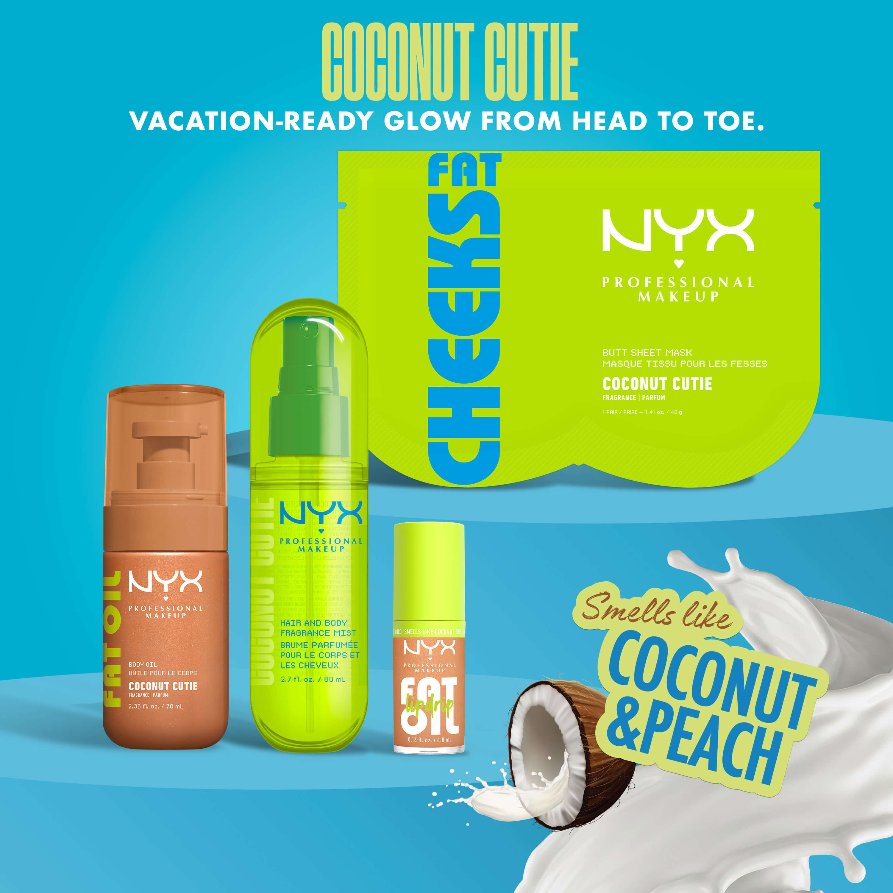 Hair & Body Fragrance Mist Coconut Cutie
