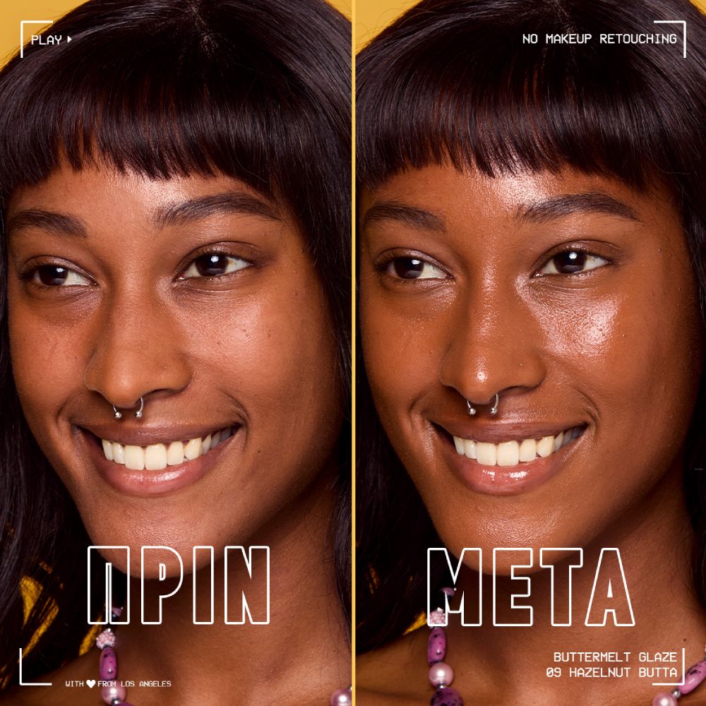 Formula has no white cast and even resists fading for a soft glow glazed lewk. 